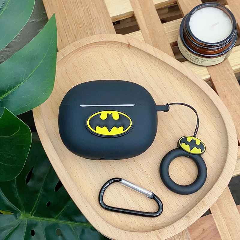 Funda de silicona suave con llavero para auriculares, carcasa protectora de dibujos animados de Batman de Marvel para HONOR LCHSE X5i X5S, X5 PRO