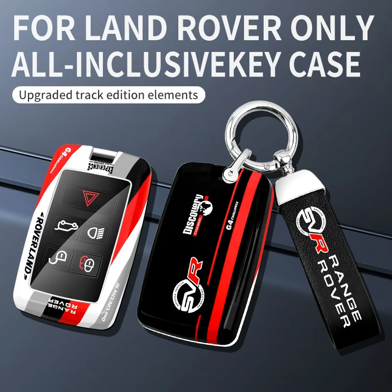 

Car Smart Key Cover Case Bag Fob Shell Holder for Land Rover Range Rover Evoque Discovery Sport 5 2018 2019 2020 2021Accessories