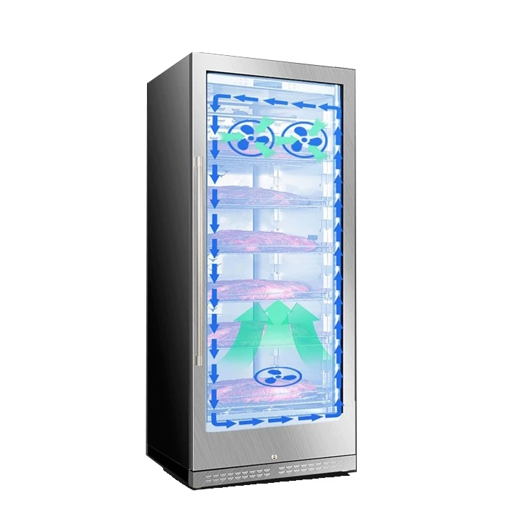 Large Capacity 700L Beef Dry Ager Dry Aging fridge meat drying refrigerator Meat Beef Steak Display cabinet