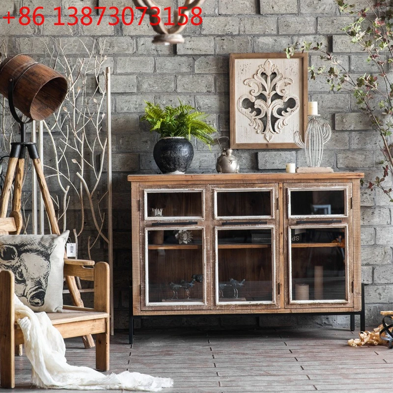 

Классический китайский шкафчик для съемки, обеденный боковой шкаф, ретро-старая гостиная в семье, винный шкаф, чайный шкаф