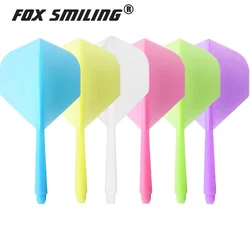 Fox Smiling 3pcs Dart Flights And Shafts 2BA Screw 2 in 1 Dart shaft Durable Anti-fall PA Series Professional Dart Accessories