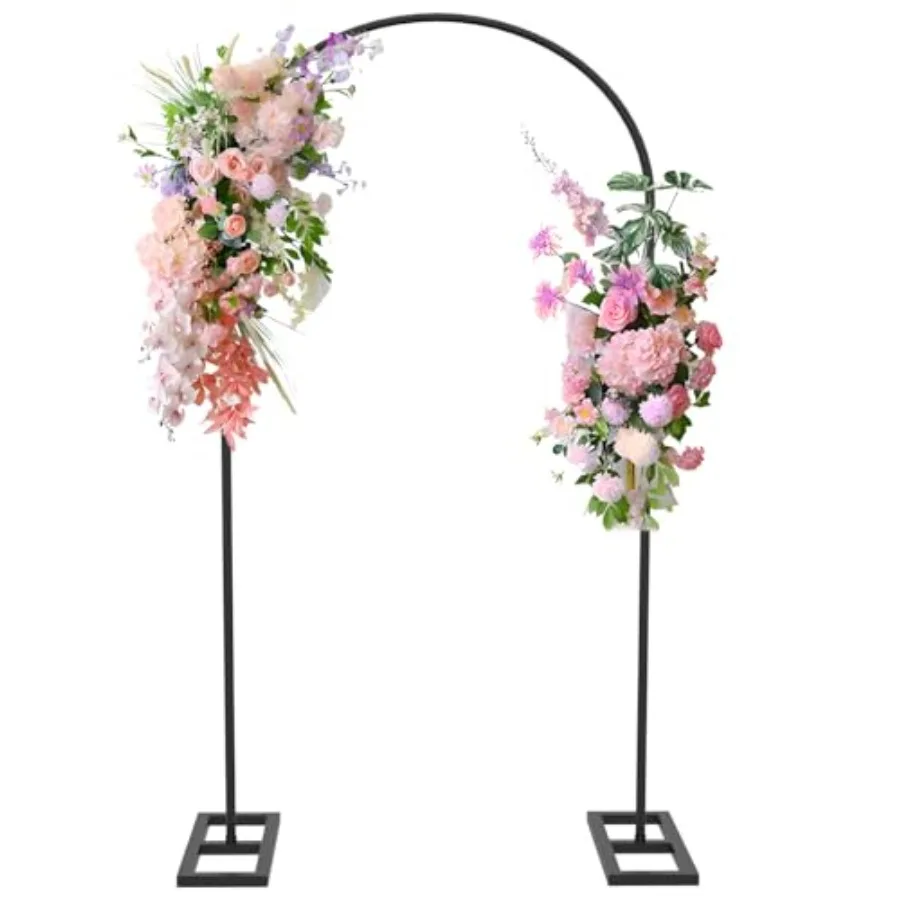 

6. Arch Backdrop Stand - Metal Wedding and Party Arch Frame with Base