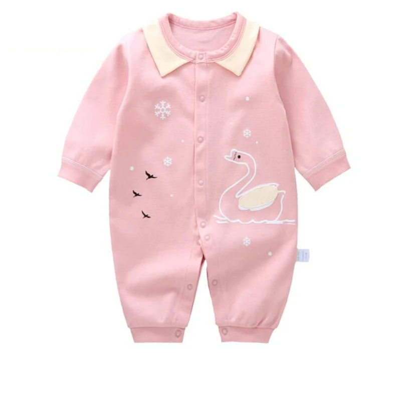 Bé Romper Áo Liền Quần Đùi Bé Trai Quần Áo Cotton Unisex Bé Gái Quần Áo Trẻ Sơ Sinh Tay Dài Sơ Sinh 3M-12M