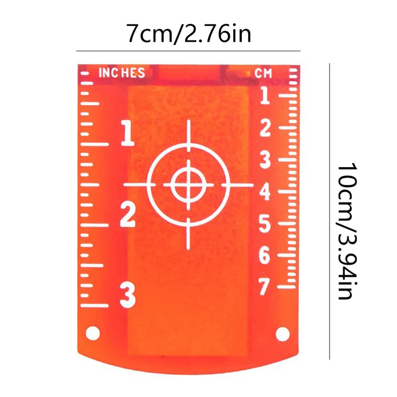 1pc Lase Target Card Plate 10cmx7cm For Green Red Lase Level For Line Lasers Reflective Magnetic Plate Laser Target