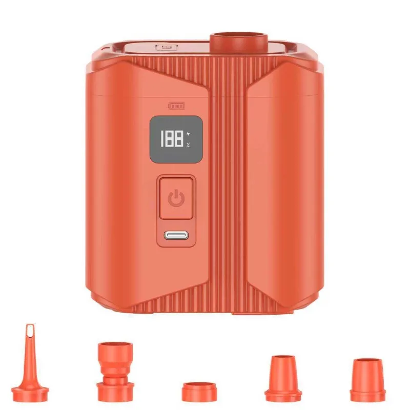 Multifunctional Rechargeable Electric Air Pump Portable for Camping Air Mattress Swimming Ring Inflatable Toys