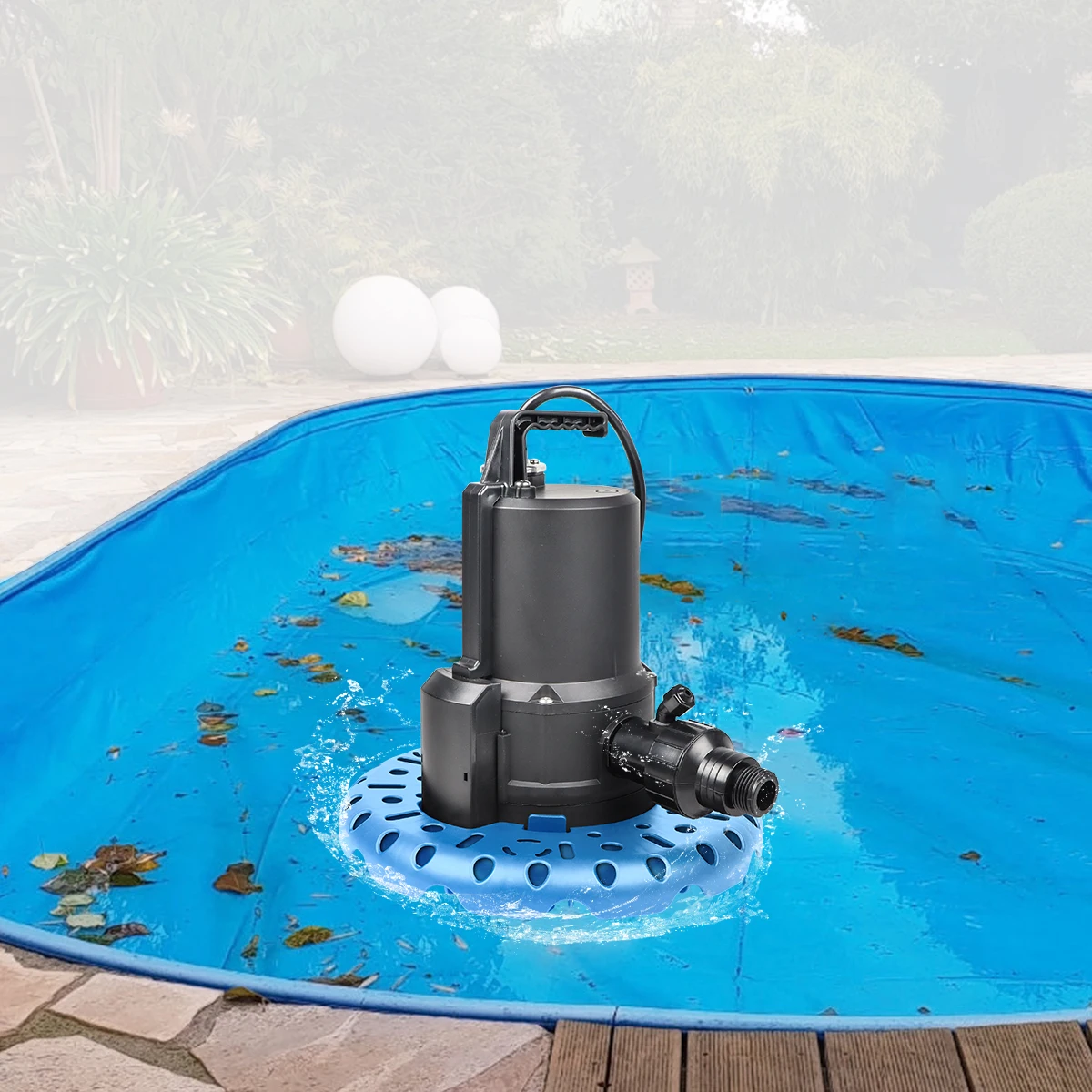 

Equipment Smart Library 1/4HP Electric Motor Water Pumping Filters Machine Utility Automatic Pool Cover Pump