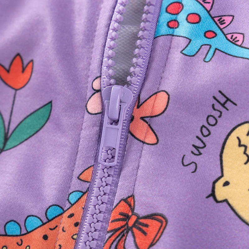 

Girls' Sweater Hooded Cartoon Children's Top Autumn Long Sleeve Jacket