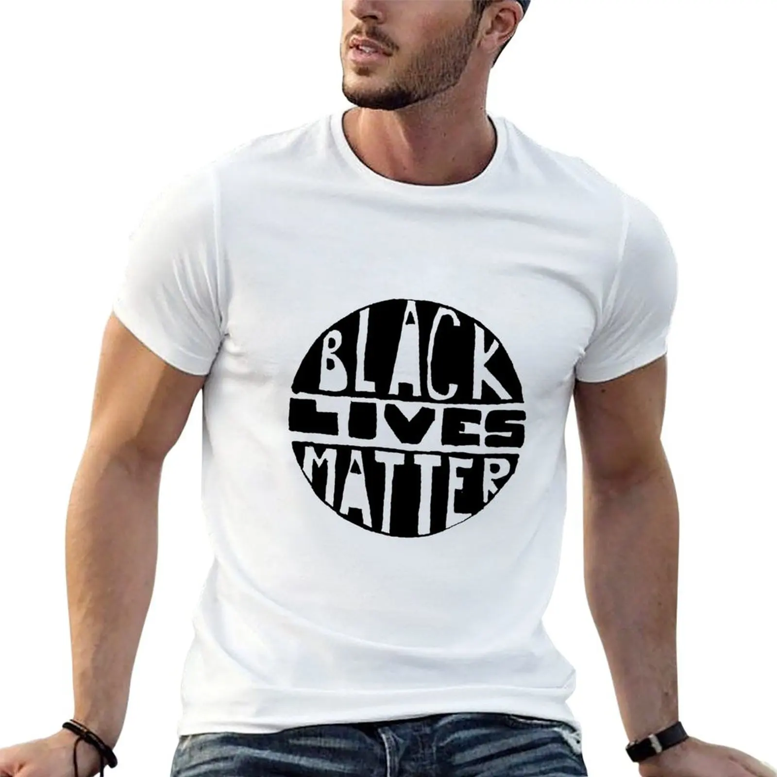 Black Lives Matter - Filled T-Shirt sweat shirts graphic tee funny t shirts men