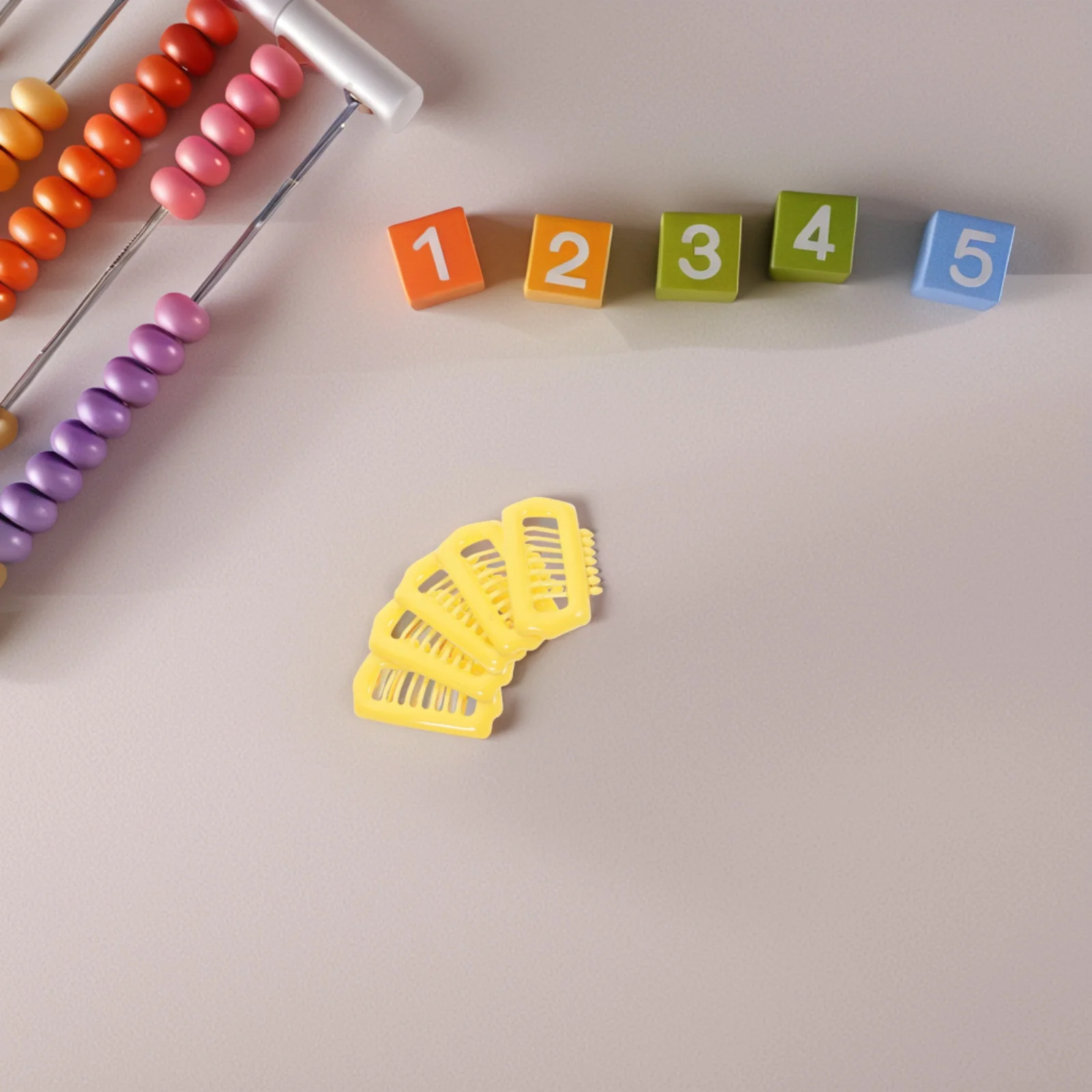 

5 Pcs Hair Clip Dog Headwear Decorative Clips Cute Pins Bichon Grooming Accessories Snap Yellow
