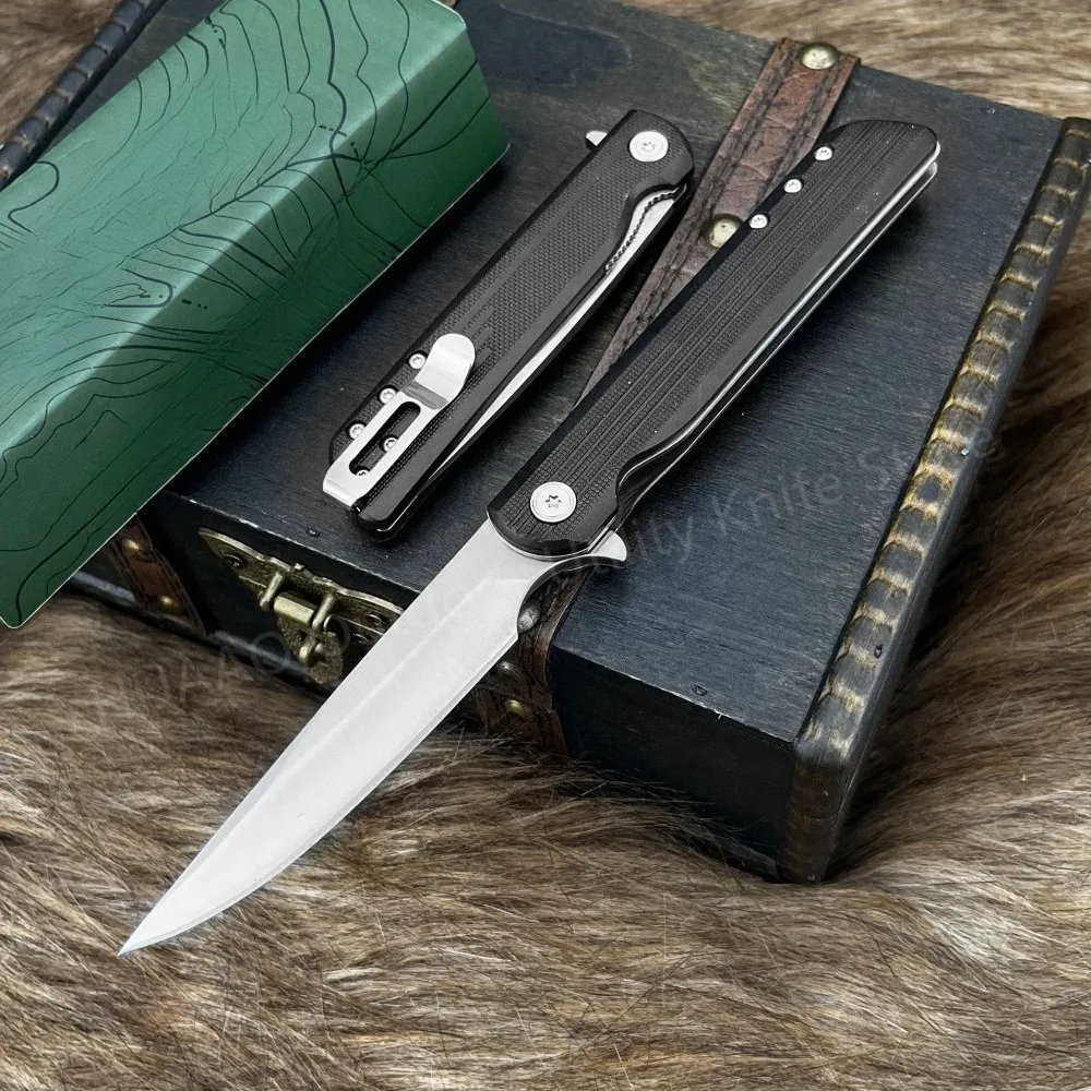 Nóż składany Mini 3810, ostrze 8CR13MOV, rękojeść G10, nóż EDC, nóż survivalowy, nóż do przygód, przenośny nóż kieszonkowy outdoorowy