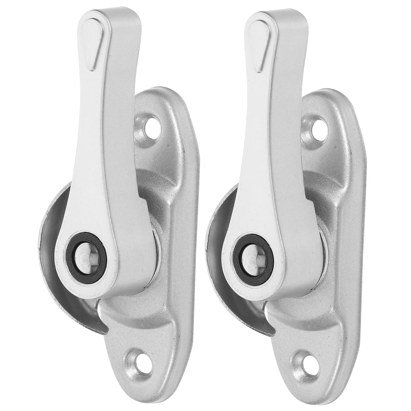 

2Sets Window Sash Locks Sturdy Safety Latch for Sliding Windows Child Proof Security Replacement Parts Horizontal Vertical Use
