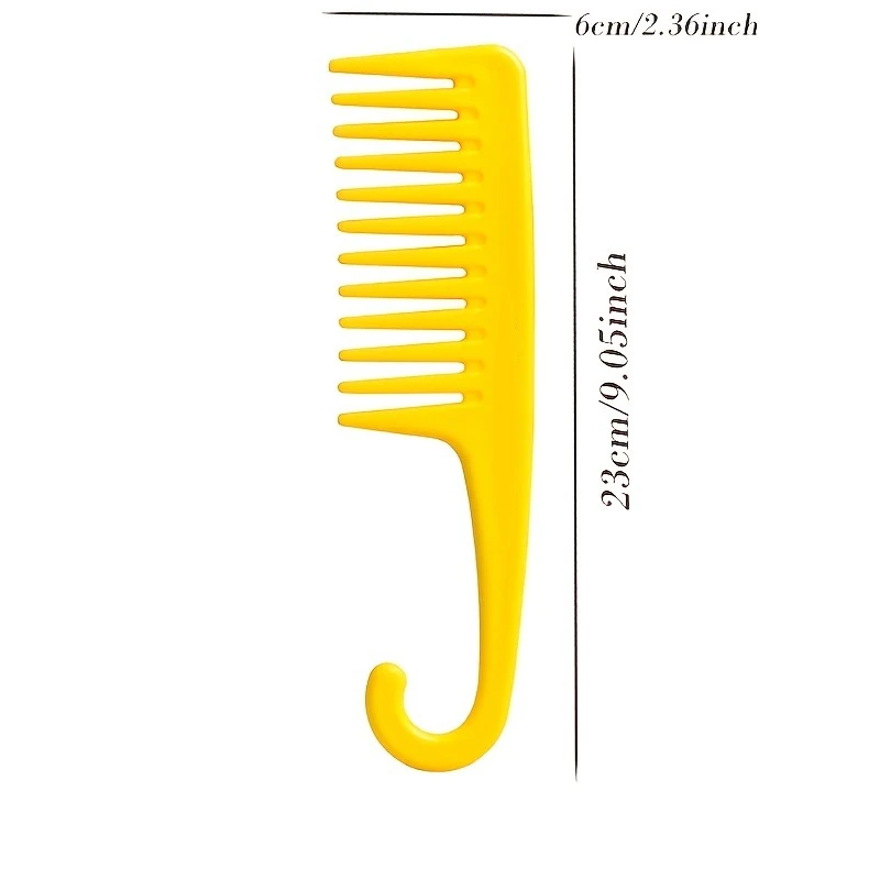 10 pieces of curved wide-toothed comb, suitable for normal hair types. A fashionable combing tool, portable and durable. Perfect