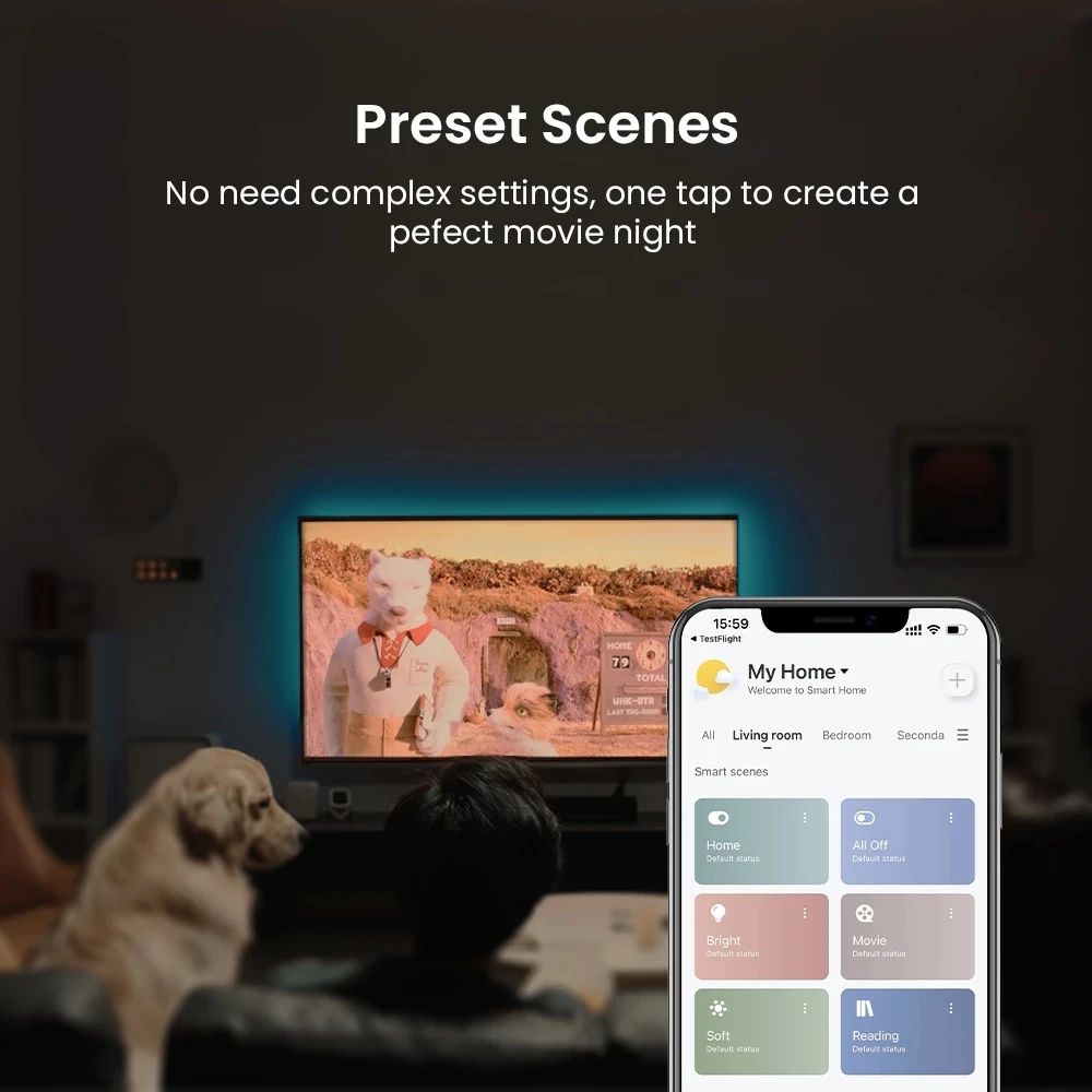 BroadLink FastCon SKE26/27 Smart Home Light RGB Smart Starter Kit with Alexa, Google Assistant