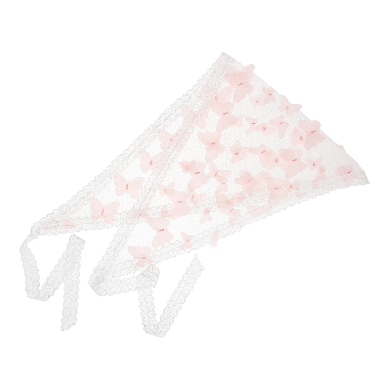 

1pcs Butterfly Headscarf Lace Bandana For Women Hair Scarf Stylish Headband Elegant Turban Wrap Soft Lightweight Head Wrap For