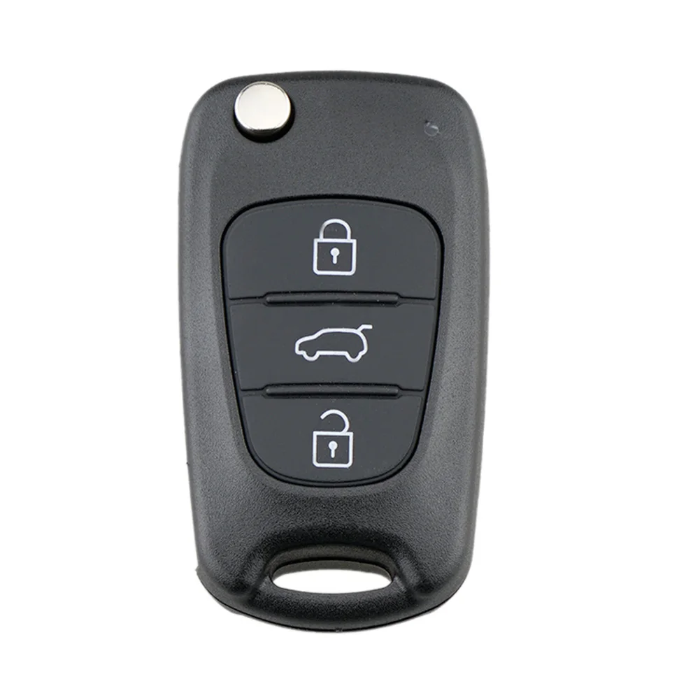 

New Key Shell Case For Hyundai I20 I30 I35 IX20 IX35 Kia Picanto Sportage K5 3 Buttons Flip Folding Remote Key Case Accessories