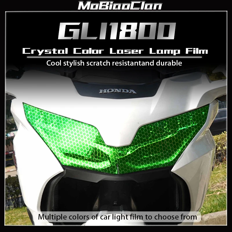 

For HONDA Gold Wing 1800 GL1800 Honeycomb laser protective film motorcycle scratch resistant modified headlights and taillights