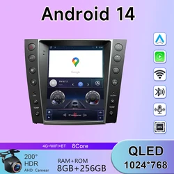 For Lexus GS300 S190 GS350 GS400 GS430 GS450h GS460 GS 300 III 3 350 Car Radaio Android 14 Auto Multimedia Player GPS Navigation
