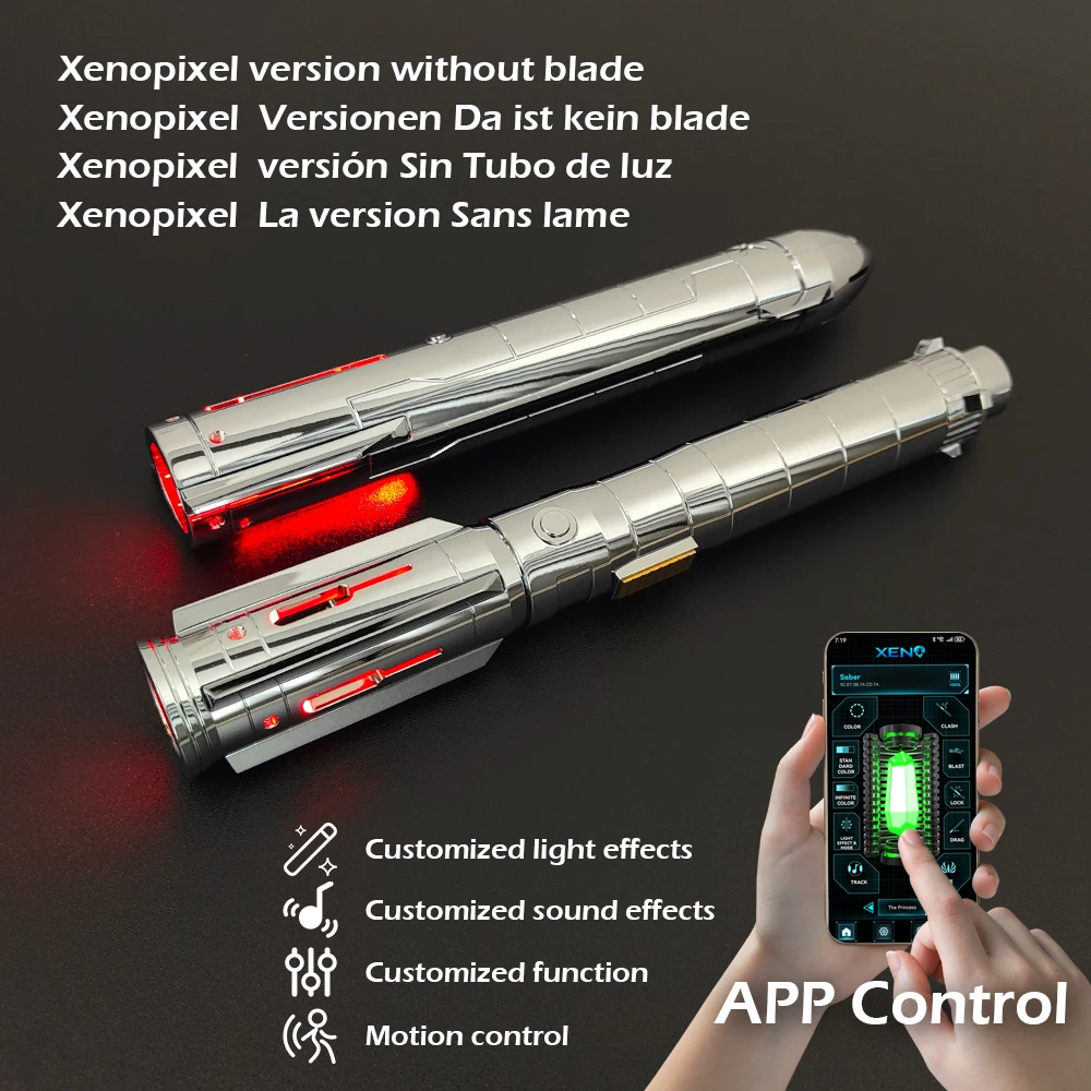 

【SPECIAL DISCOUNT】Lightsaber Retail and【Wholesale】Empty hilt Force Jedi Heavy Dueling 16 Colors Change Cosplay Laser sword T