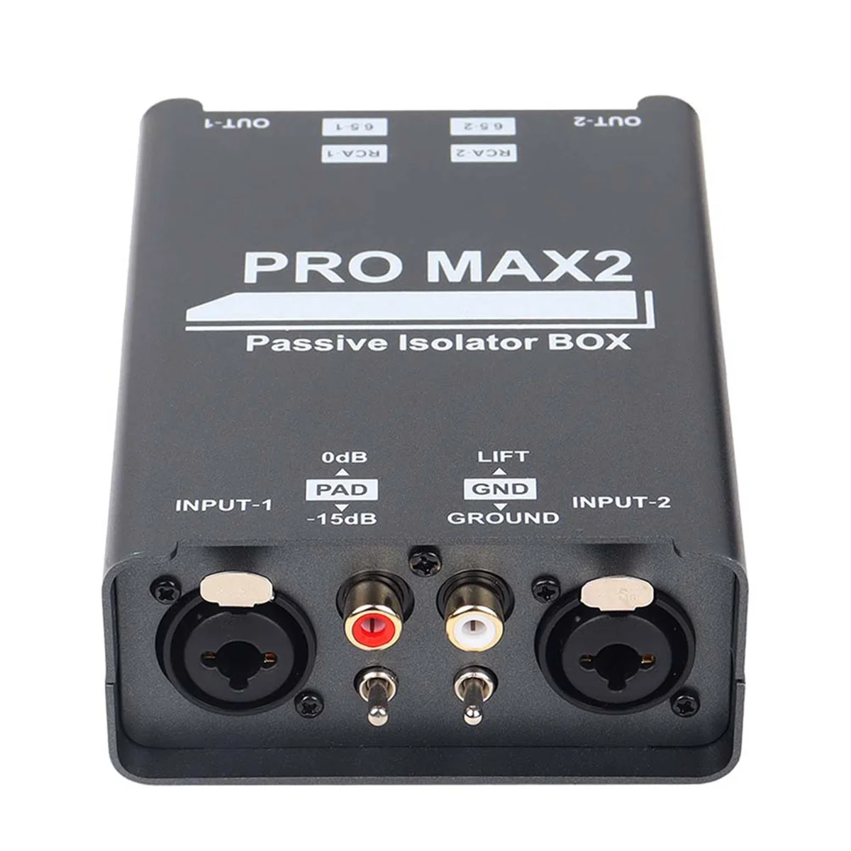 A04R-2-Way عازل الصوت مزيل الضوضاء الحالي XLR 6.5 لوتس المعزل خلاط البث المباشر