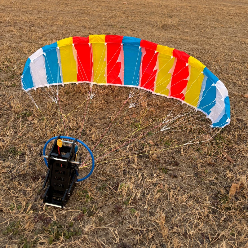 1Set 1.28meters Wingspan RC Paraglider Model 2204 2300KV Brushless Motor Powered Paragliding PNP/RTF Kit Outdoor Flying Toys