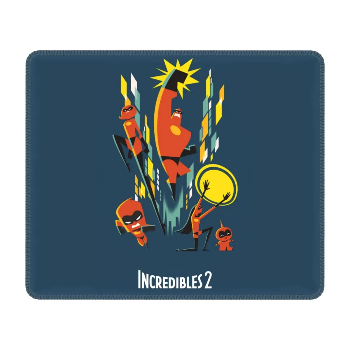 Custom PC Gaming Mouse Pad Anti-Slip Rubber Base The Incredibles Mousepad Office Desktop Bob Parr Dash Parr Mat