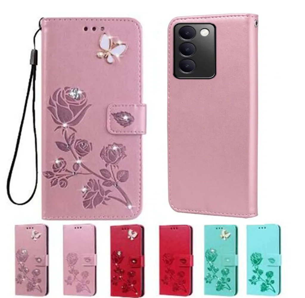 Magnetic Leather Case For Vivo V40 SE 5G T3 Y200e 5G V40SE 6.67