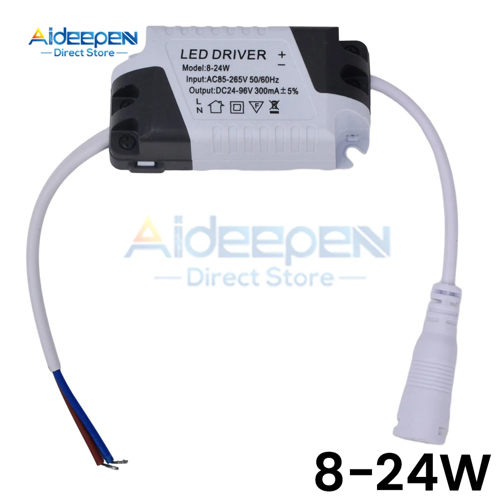 LED Constant Current Driver AC 110V 220V 1-3W 4-7W 8-12W 12-18W 18-24W 24-36W Power Supply Adapter Transformer for Panel Light