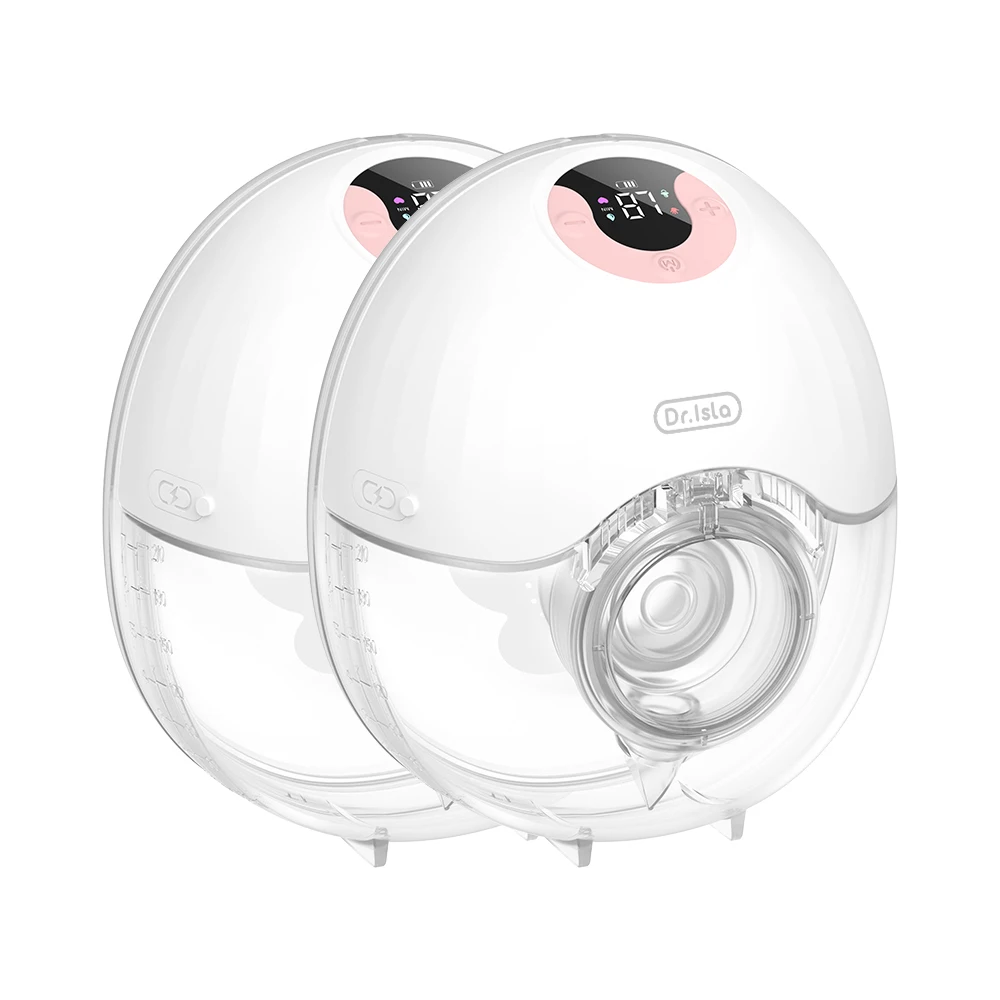 MAMIJOY 2 STUKS Draagbare Borstkolf 4 Modi & 36 Niveaus Draagbare Elektrische Borstkolven Comfort Melkcollector Handsfree Lage Niose