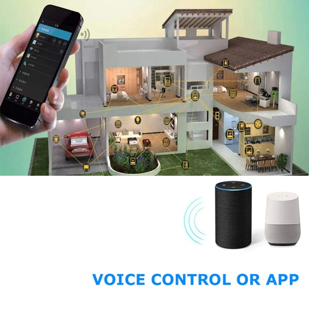 【~ New A88T】WiFi Socket Timing Voice Remote Control Plug 16A Home Automation EU Plug