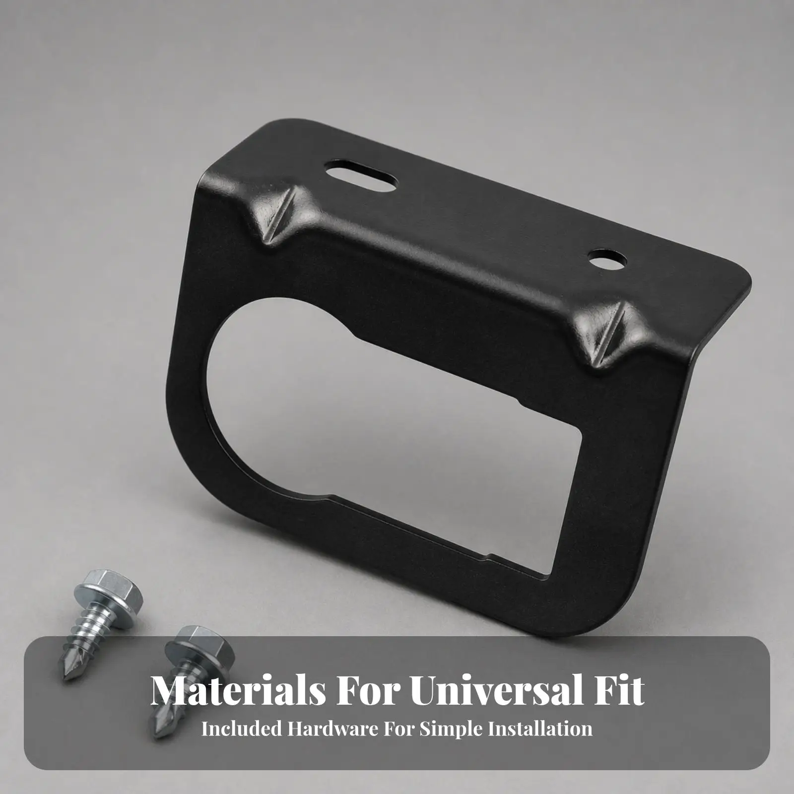 Durable Plastic Trailer Connector Socket Mounting Bracket for RV Boat Truck Electrical Repair Work