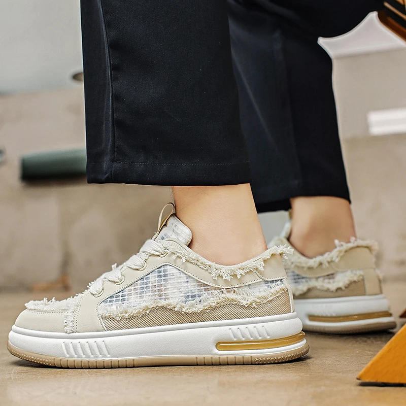 Модная дизайнерская повседневная обувь для мужчин, роскошная Удобная прогулочная обувь, трендовая универсальная обувь для скейтбординга