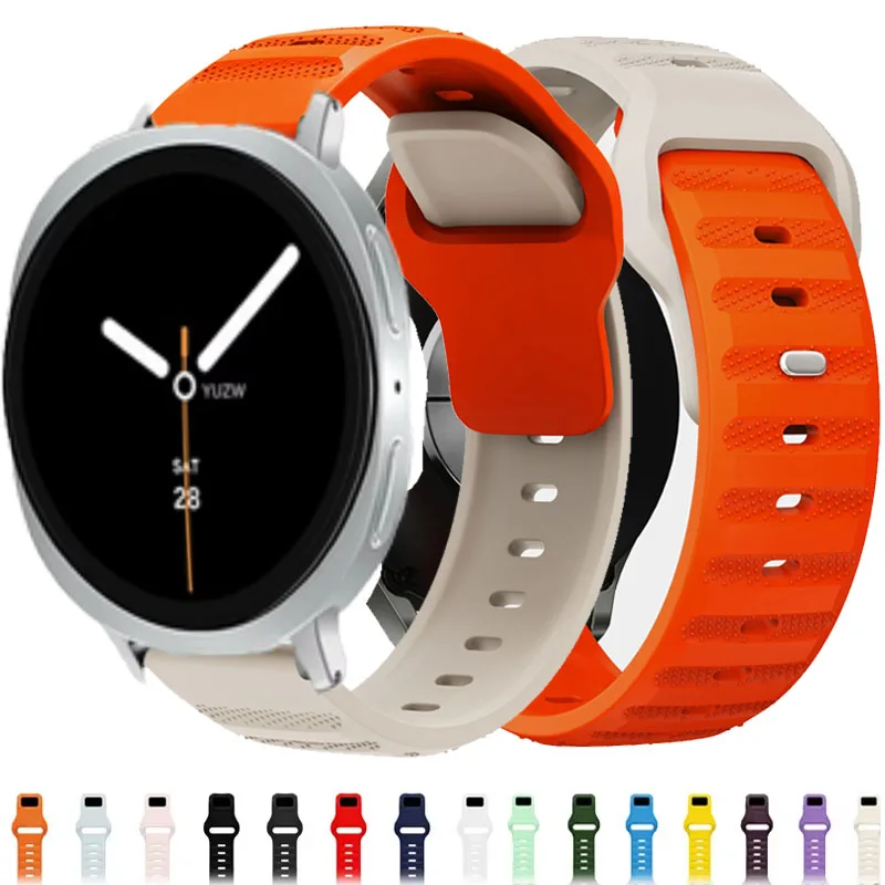 Sport-Silikonarmband für Galaxy Watch 8 Classic 46 mm, austauschbares Armband, Smartwatch-Gürtel für Samsung Galaxy Watch 8 40 mm 44 mm