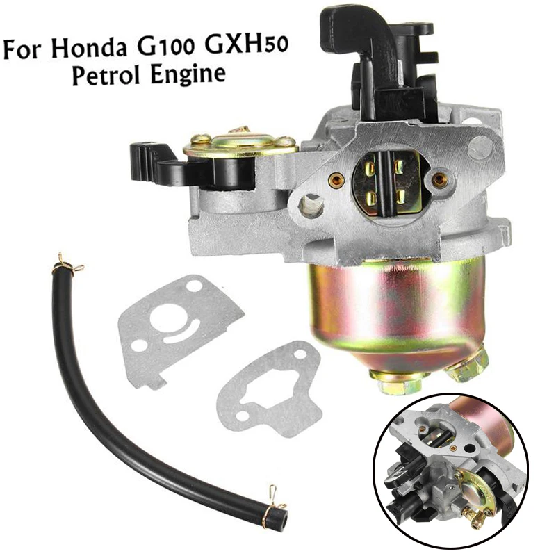 For Honda G100 GXH50 Petrol Set Metal Spare Cement Carburetor Mixer Replacement 4-Stroke Kit Useful Part Practical