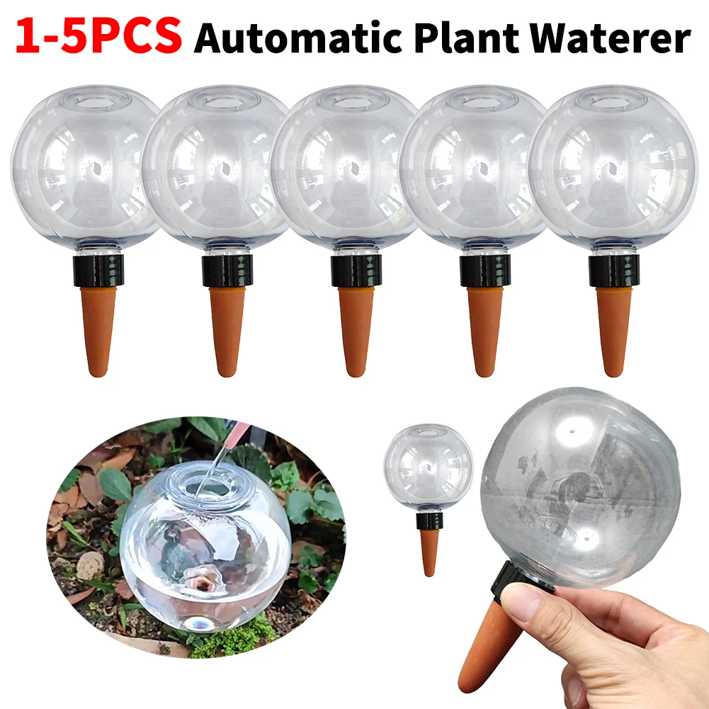 

Automatic Plant Waterer Watering Bulbs Drip Irrigation System Self Glass Balls Planter Insert Globes for Daily Garden Flower