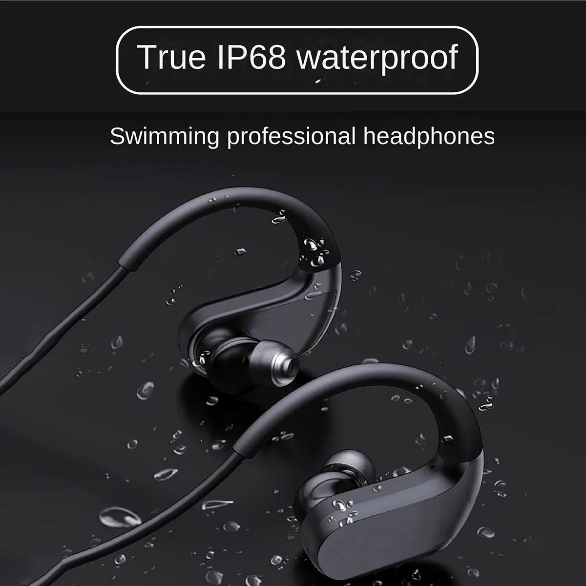 Y15 Bluetooth Swimming Headphones Are Waterproof For Easy Storage IP68 Bluetooth 5.3 Sports/Swimming Headphones With 32GB Memory