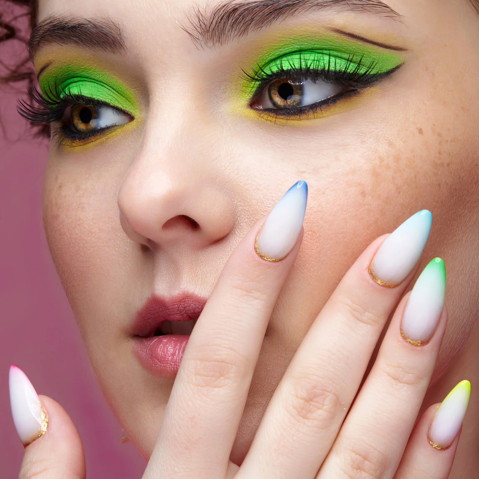 30 قطعة قلم تزيين الأظافر المتدرج الإسفنج: رؤوس ناعمة قابلة للاستبدال لقلم مانيكير أدوات أومبير قابلة لإعادة الاستخدام أطراف تظليل ذاتية الصنع فن الأظافر #2