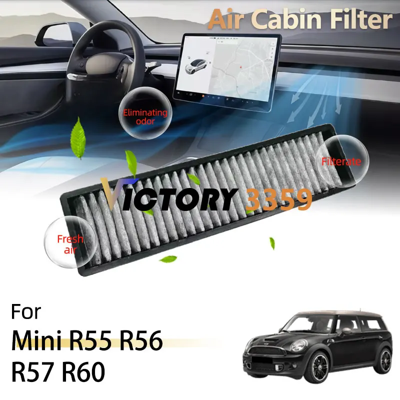 

Для Mini Clubman R55 Mini Cooper R56 Convertible R57 Countryman R60 аксессуары автомобильный фильтр салона кондиционер 64319127516