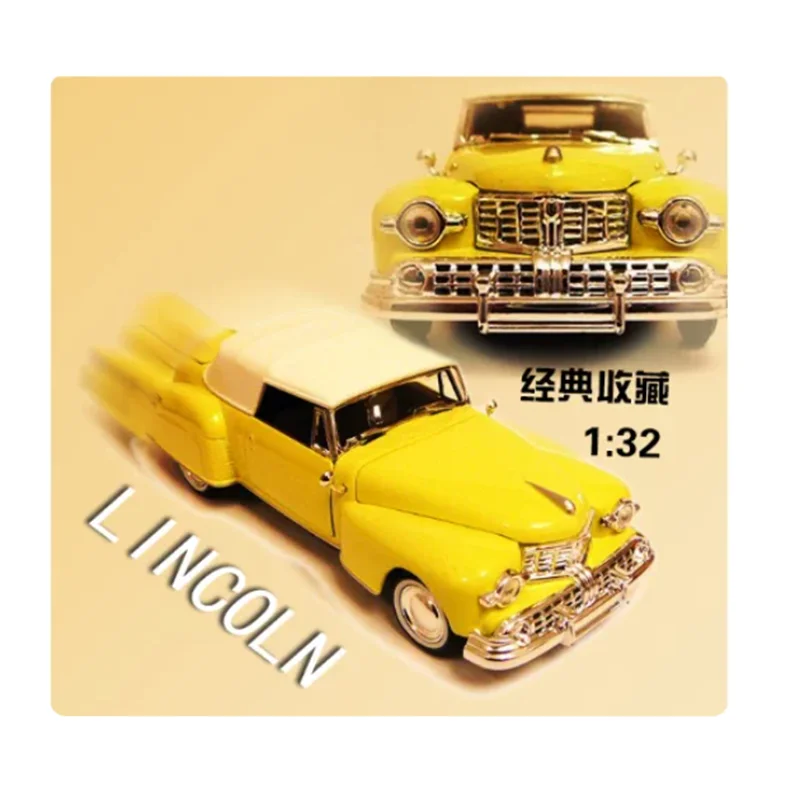 

Diecast 1:32 Scale 1948 Lincoln Continental Cabriolet Alloy Car Model Static Collection Decorated Holiday Gifts Toys