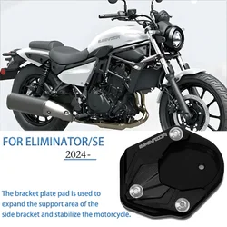 For Kawasaki Eliminator 500 2024- motorcycle bracket leg side bracket extension pad support plate side bracket pedal