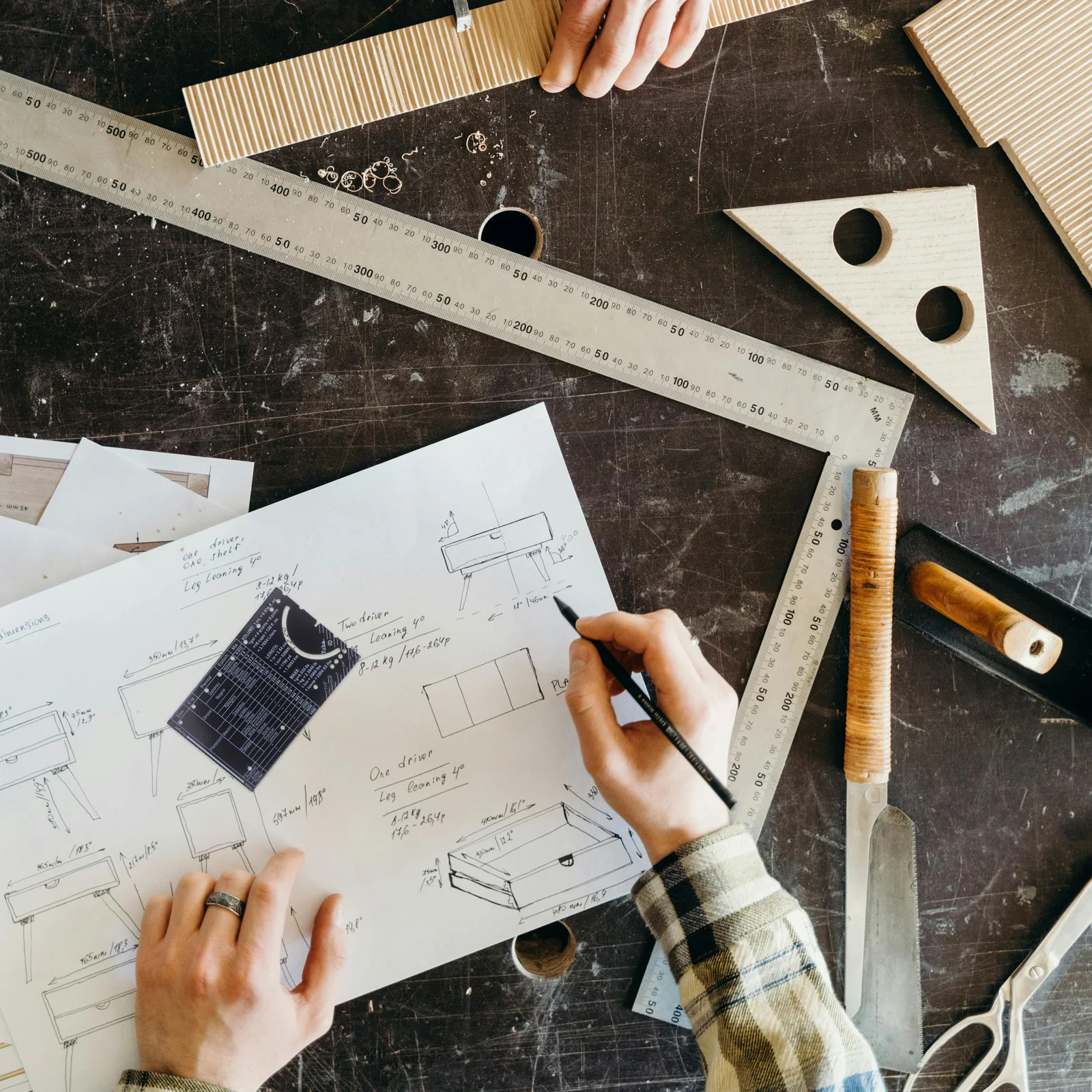 مسطرة هندسية معدنية صغيرة ميكانيكية منقلة بوصلة مقياس مهندس مدني أداة التخرج متري مختبر والعتاد مقياس الجيب