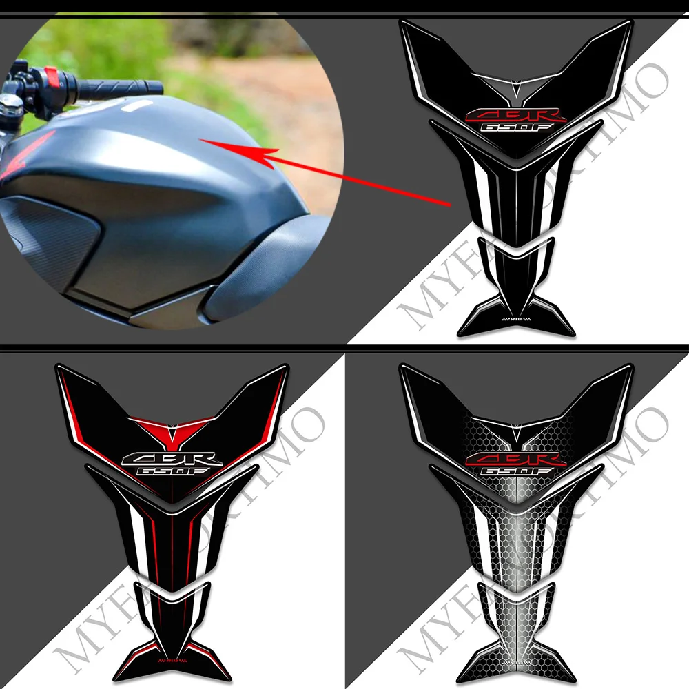 

For Honda CBR 650 F CBR650F 650F fuel tank pad sticker protector motorcycle windshield body logo sticker