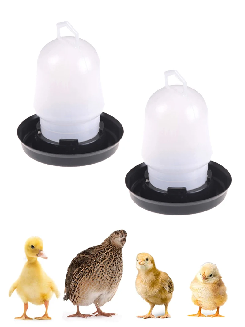 Bebedero automático para pollos y loros, pequeño bebedero de 300ML, alimentador de agua para aves de corral, taza para beber agua para pájaros