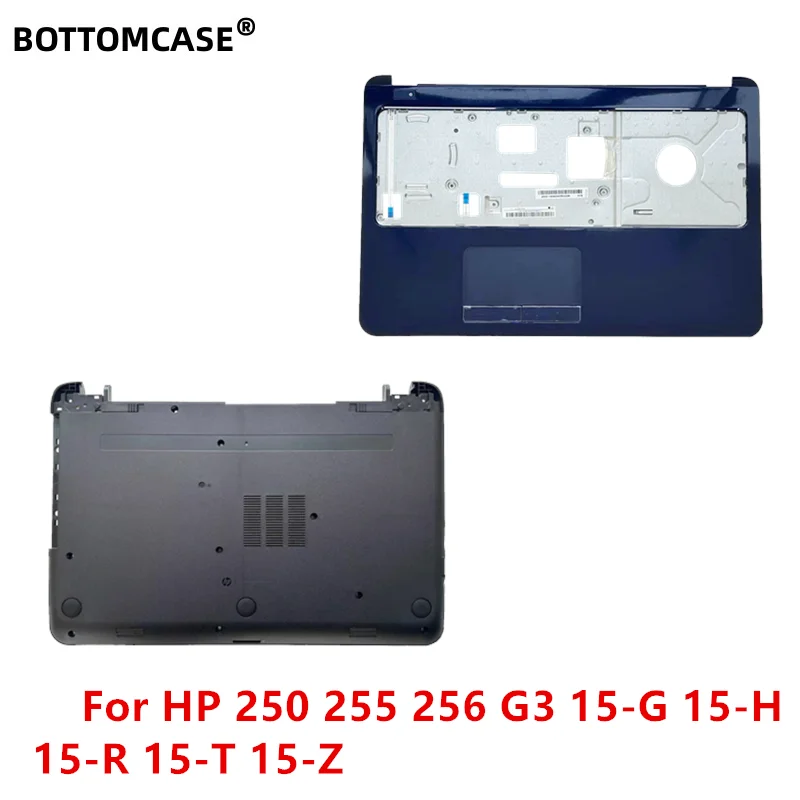 BOTTOMCASE New For HP 250 255 256 G3 15-G 15-H 15-R 15-T 15-Z Laptop Upper Case Palmrest Bottom Case Cover 760960-001