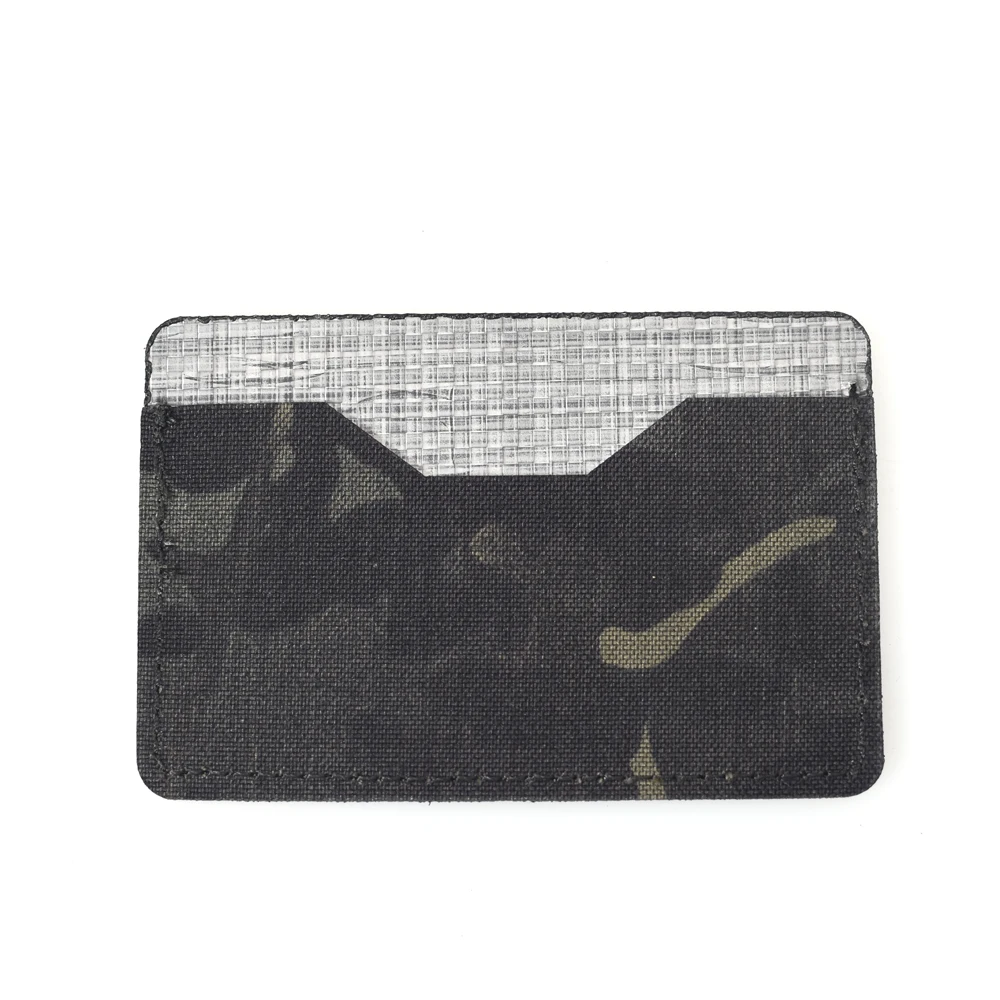 Three Card Slots Tactical ID Card Holder Case Portable Credit Card Bag Small Clip Pouch