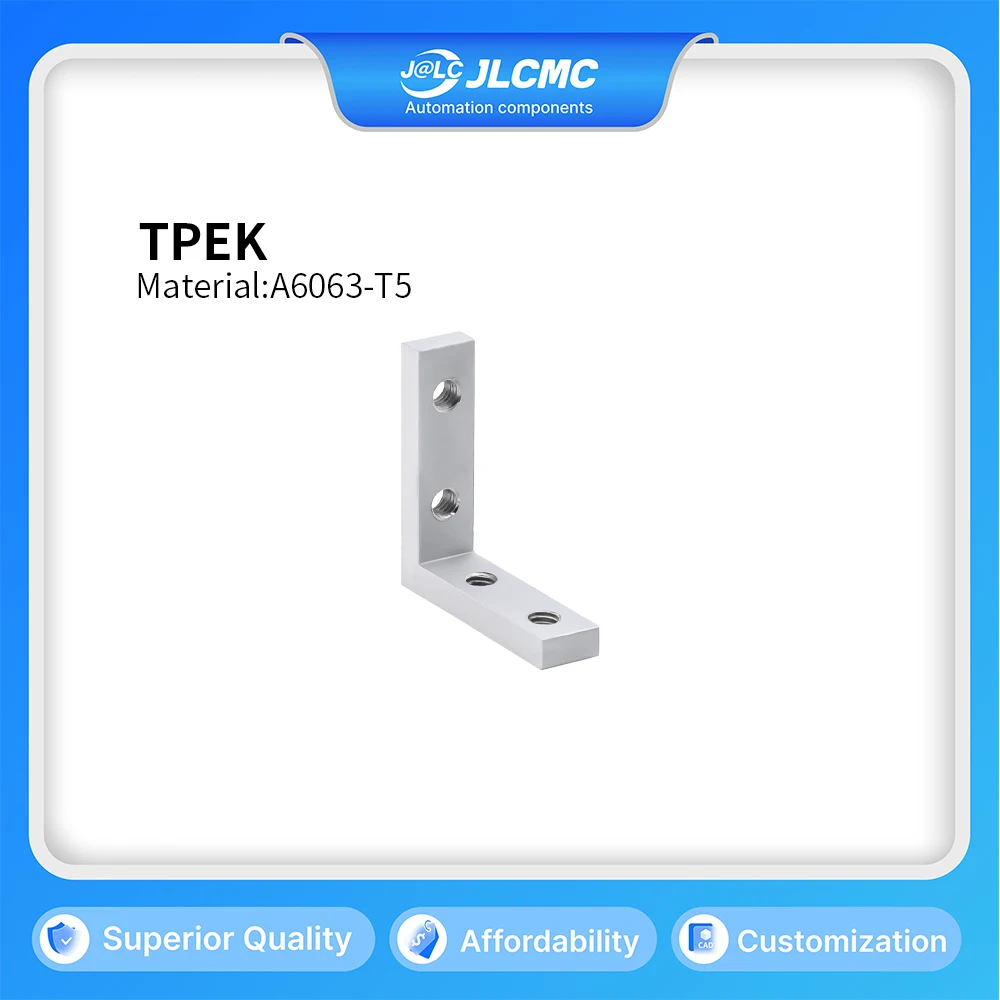 1PC Aluminum Profile Hidden Corner Connector 30 Series EU30 L Shape 90 Degree Internal Bracket 11.5mm With Zinc Plated Screws