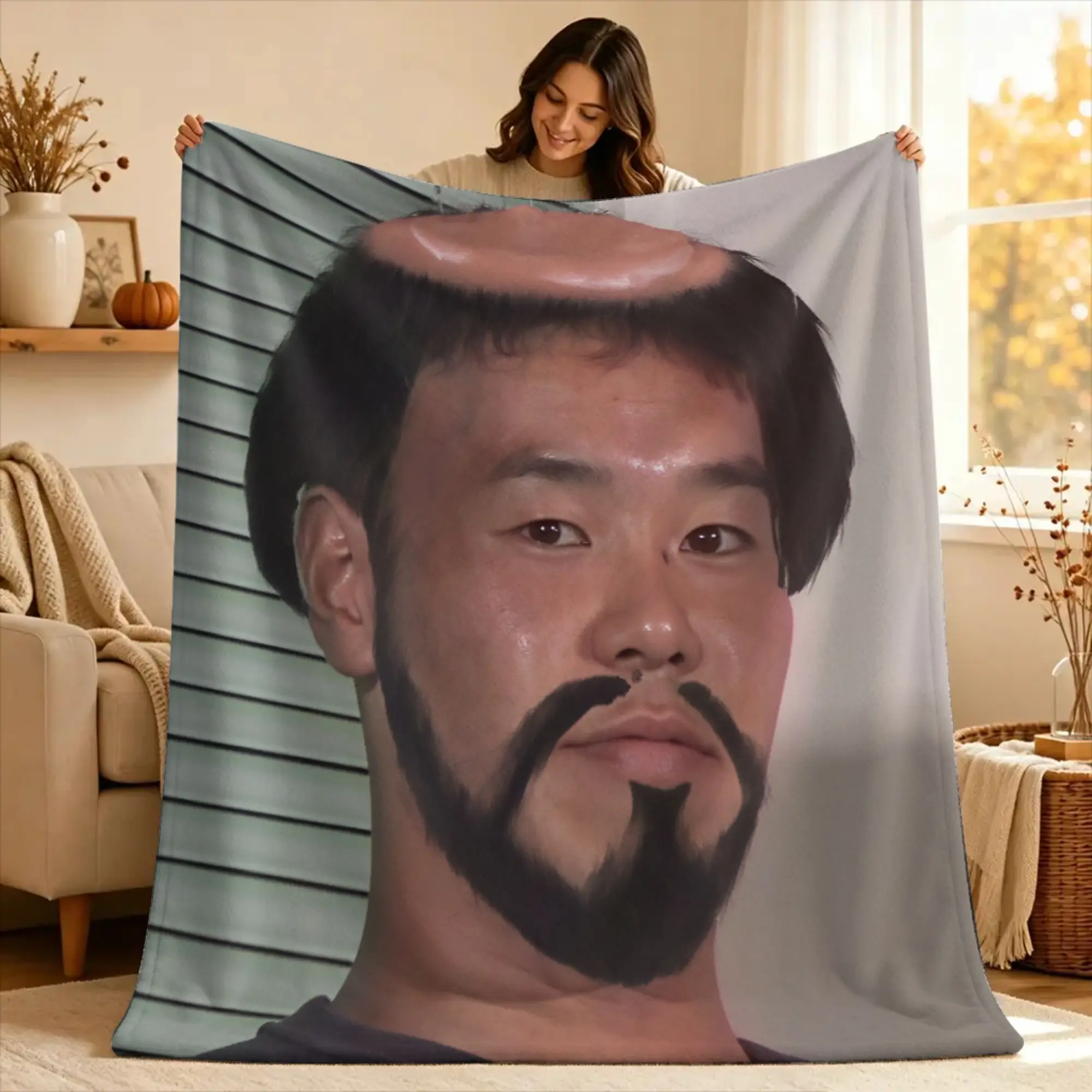 Yajuu Senpai Tadokoro Koji  Blanket  Decorative Flannel Bedding Throws For Outdoor Super Soft Customized Quality Bedspread