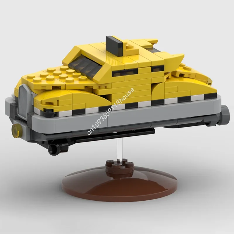 

227pcs MOC Compacted racer Korben Dallas' taxi nan Building Blocks Christmas Gift Construction Showcase Ready DIY Project Ideal