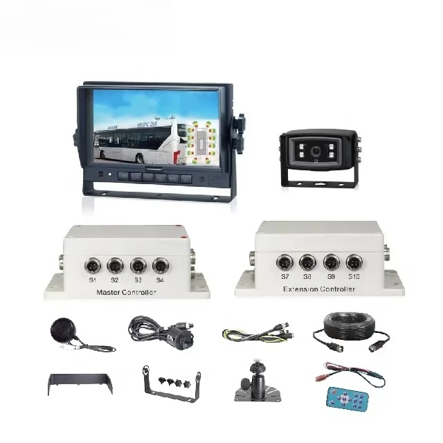 STONKAM 24GHz Visual Reversing Ultrasonic Blind Spot Sensor Detector for Truck Truck Blind Spot Detection System