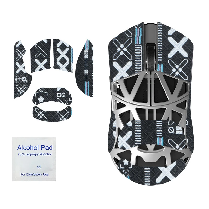 สติกเกอร์เมาส์ Anti-SLIP Mouse Grip เทปสเก็ตสติกเกอร์สําหรับ WLmouse MAX เมาส์สําหรับเล่นเกม E-Sports Gamer Accessorie ดูดเหงื่อลื่น