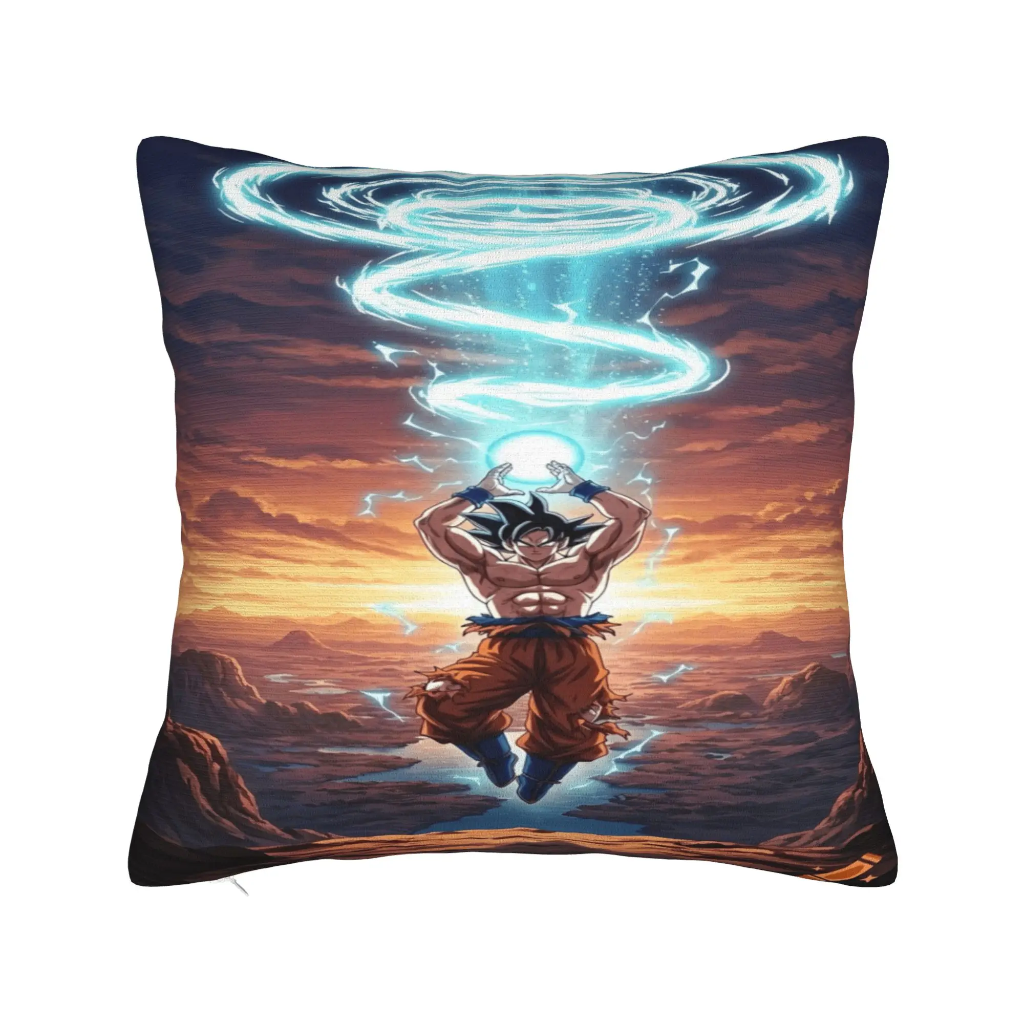 Pillow Cover D-Dragon Anime  Fashion Pillow Case For Sofa Couch Bed Living Room Pillowcases